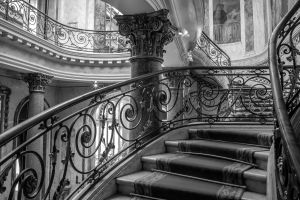 Stair railing, Musee Jacquemart-Andre