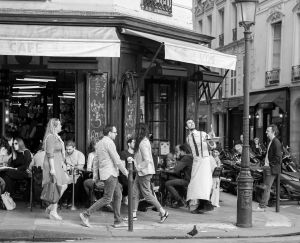 Cafe scene, Paris