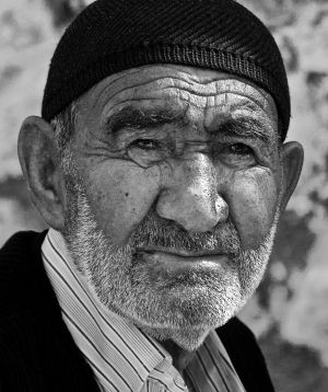 Village gentleman, Cappadocia, Turkey